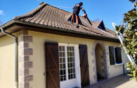 nettoyage de toiture à Saint-Victor